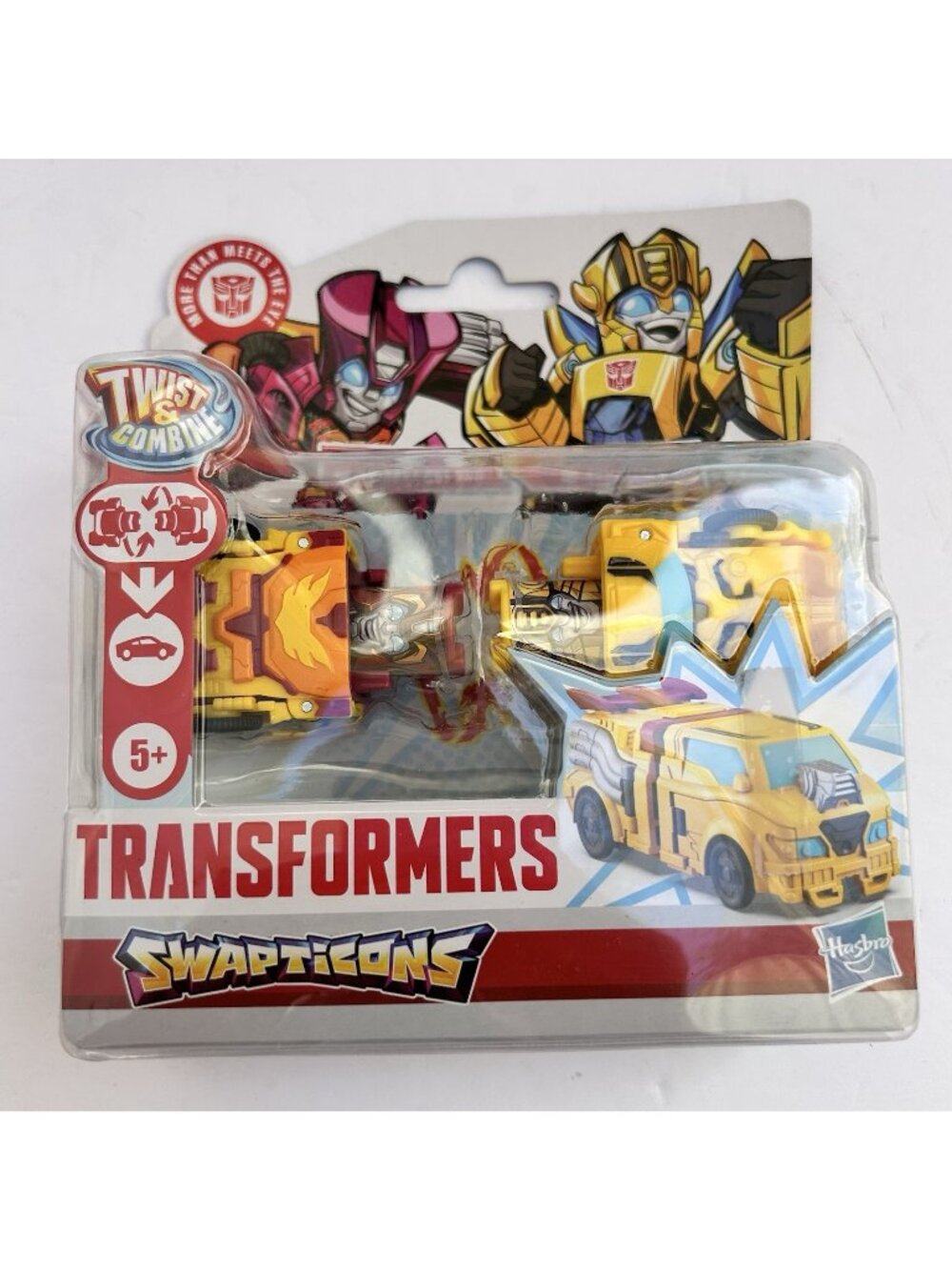 Hasbro Transformers Swapticons Bumblee Autobot Hot Rod Action Figure Set